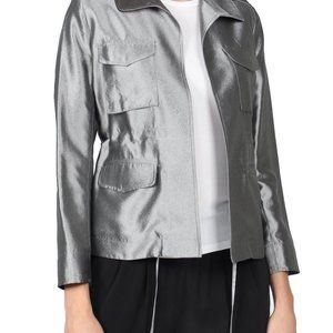 Marie France Van Damme silver jacket